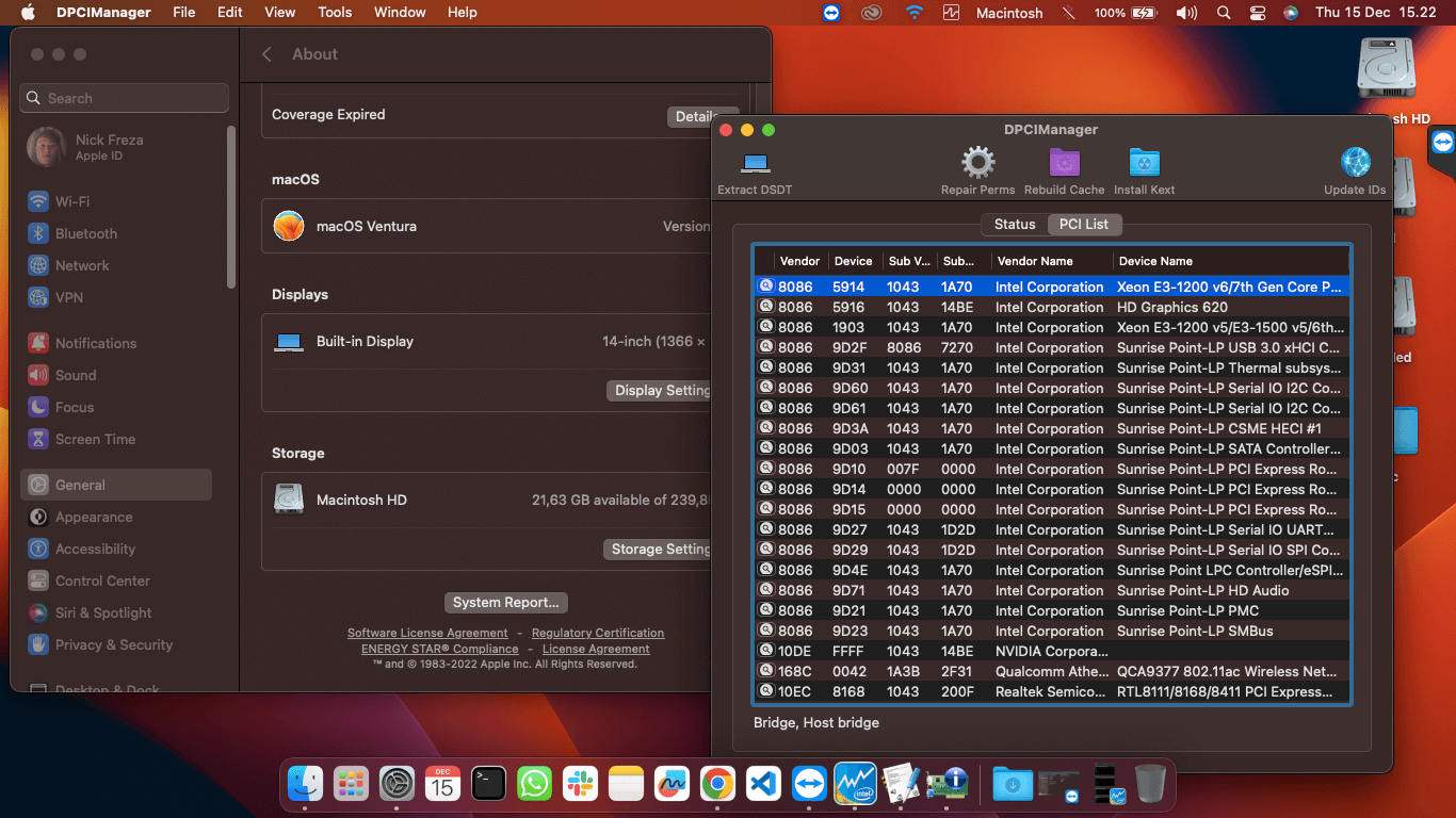 Asus A442UR GA042T 4th [KabyLake R   Intel UHD 620 + I2C]   OpenCore 2